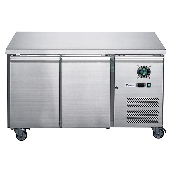 FED-X S/S Two Door Bench Fridge - XUB7C13S2V