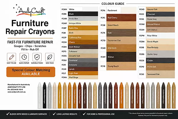 FURNITURE CRAYONS EACH