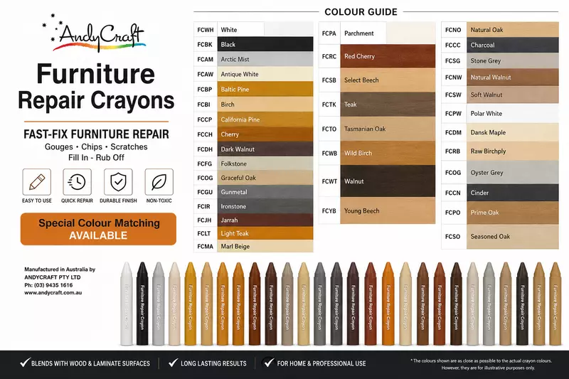 FURNITURE CRAYONS EACH