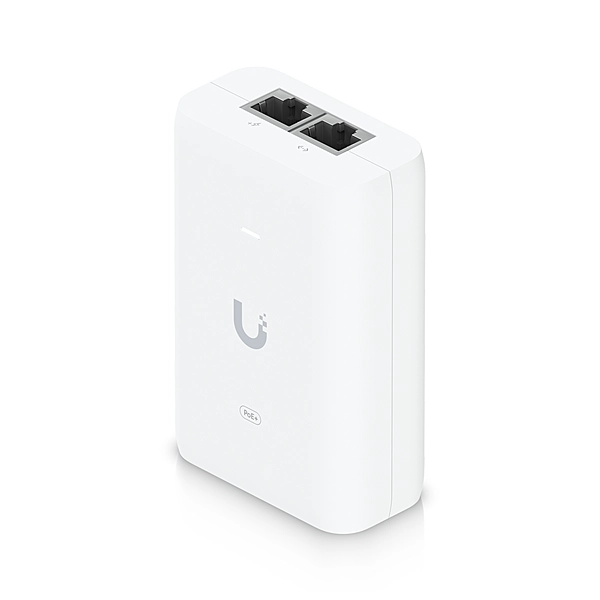Ubiquiti PoE+ Adapter - 30W of PoE+ - RJ45 Data Input - AC Cable - U6 AP Suitable (U6-LR - U6-LITE & U6-PRO) - Replacement for POE-48-24W-G - 2Yr Warr