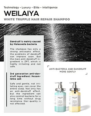 Applying Weilaiya hair repair conditioner – moisturizing dry, damaged hair