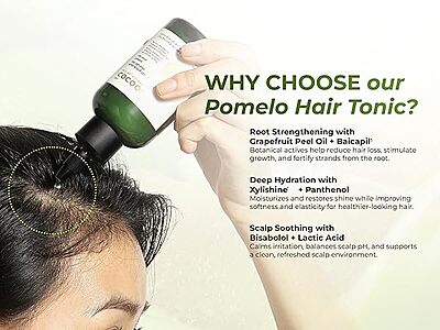 Natural hair loss treatment with pomelo extract