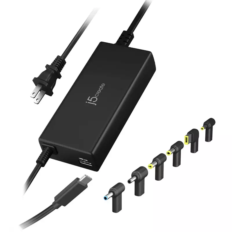 J5Create JUP2290 100W PD USB-C Super Charger (Notebook power supply) - USB-C Notebook power supply or charge Smartphones - Tablets - Laptop charger