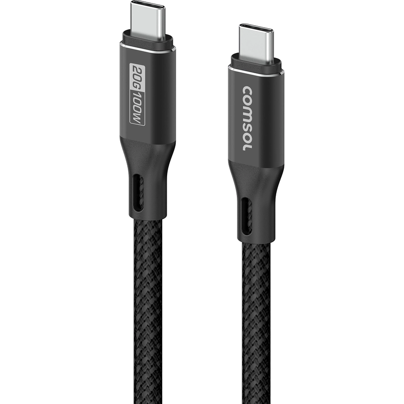 Armoured USB-C to USB-C Cable 1M ?Çô Black
