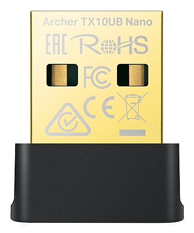 TP-Link Archer TX10UB Nano AX900 Nano Wi-Fi 6 Bluetooth 5.3 USB Adapter, 600 Mbps at 5 GHz + 287 Mbps at 2.4 GHz , Internal Antennas, USB 2.0