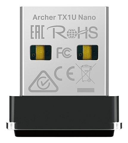 TP-Link Archer TX1U Nano AX300 Nano Wi-Fi 6 Wireless USB Adapter - 287 Mbps at 2.4 GHz - Internal Antennas - USB 2.0 - MU-Mimo - Ofdma
