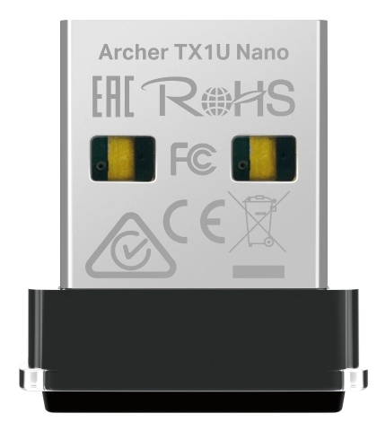 TP-Link Archer TX1U Nano AX300 Nano Wi-Fi 6 Wireless USB Adapter - 287 Mbps at 2.4 GHz - Internal Antennas - USB 2.0 - MU-Mimo - Ofdma
