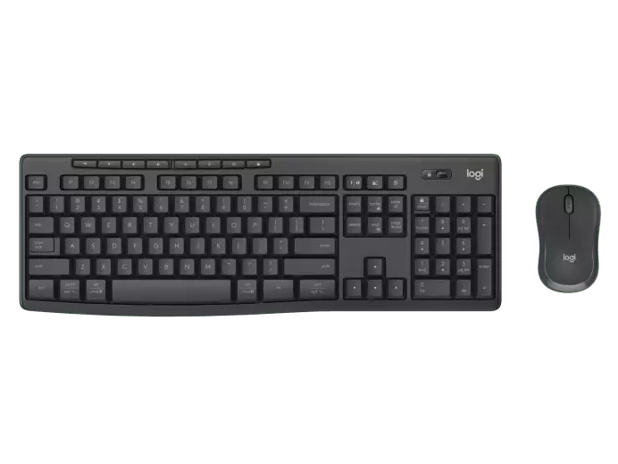 Logitech MK370 Wireless Keyboard and Mouse Combo for Business Silent Touch technology Smooth optical tracking