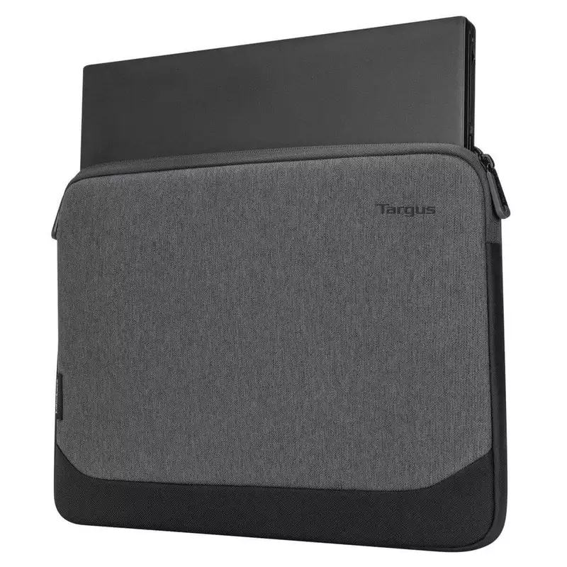 Targus 13-14 Cypress EcoSmart Sleeve Bag for Laptop Notebook Tablet - Fits 13" 13.3" 14" Made with 3 Recycled Water Bottles - Grey
