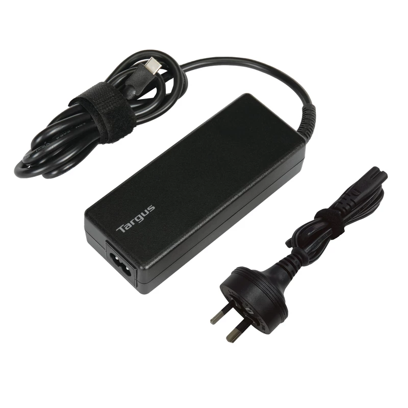 Targus 100W USB-C Charger - Compatible with USB-C Laptops - Tablets - Phones - Built-in Power Adapter - Up to 100W Power Delivery - 1.8M Cable - 2YR Warranty