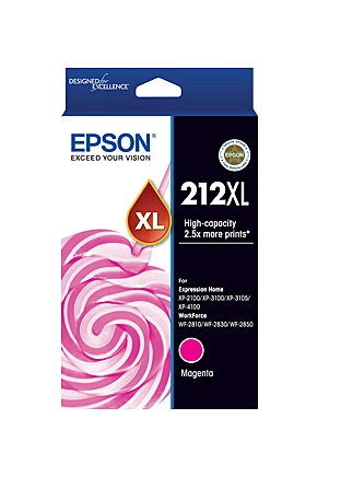 212XL Std Magenta Ink - XP-4100 XP-3105 XP-3100 XP-2100 WF-2850 WF-2830 WF-2810