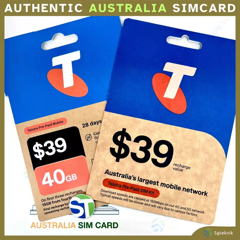 Telstra Prepaid Sim Starter Kit - $2