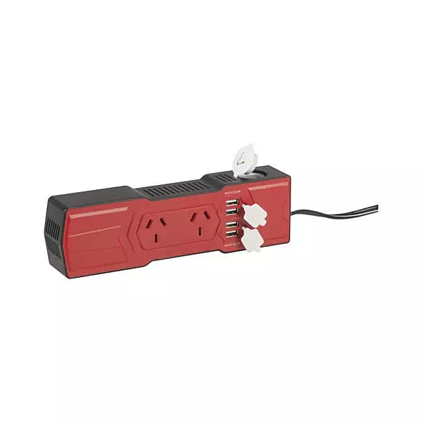 Powertech 200W Inverter with 4 USB Outlets