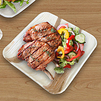 9 Inch Square plates - 25 pcs pack