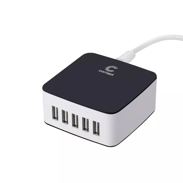 Klik 5 Port USB Desktop Charger 7.8A/39W