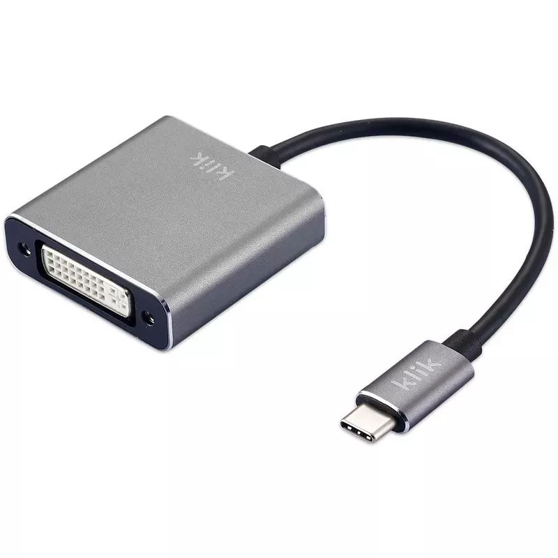 Klik USB Type-C Male to DVI Female Adapter
