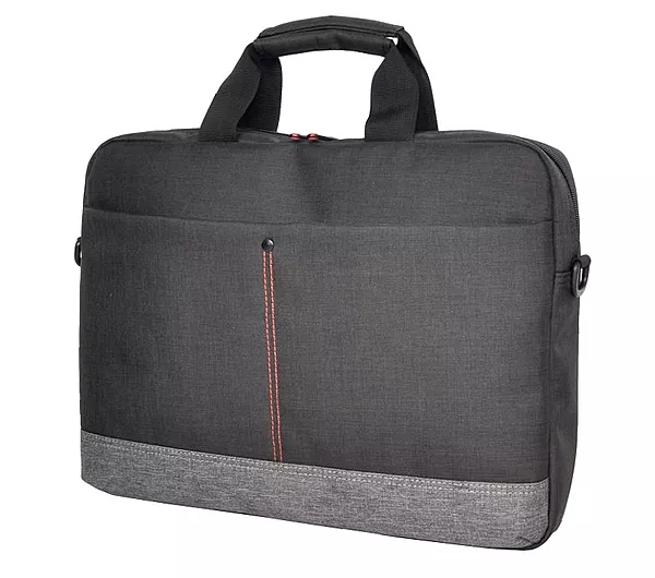 Oxhorn 10 13.3" 14" 15.6" 16" Notebook back high-quality nylon fabric Top zip closure and padded compartment Shoulder strap nylon case Black+ Grey
