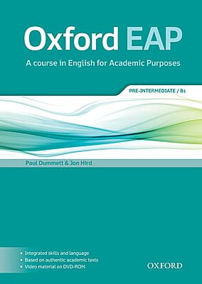Oxford EAP (1ed) - Student Book - Pre-Intermediate / B1 + DVD-ROM
