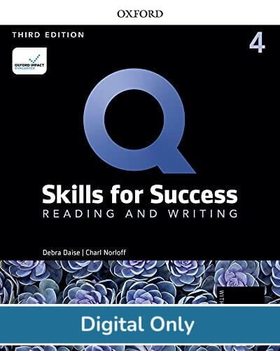 Q Skills for Success Reading and Writing (3ed) Level 4 Student eBook
