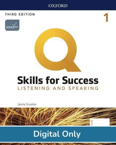 Q Skills for Success Listening and Speaking (3ed) Level 1 Student eBook