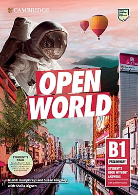 Open World (1ed) - Self-Study Pack without Answers and Key - B1 Preliminary + Includes Student's Book and Online Practice, Workbook and Online Audio