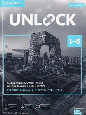 Unlock (2ed) - Teacher's Manual and Development Pack - Level 1 to 5 + Online Code + with Downloadable Audio, Video and Worksheet