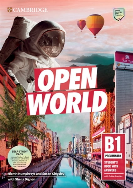 Open World (1ed) - Self-Study Pack with Answers and Key - B1 Preliminary + Includes Student's Book and Online Practice, Workbook and Online Audio
