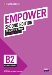 Empower B2 (2ed) - Teacher Book with Digital Pack - Upper Intermediate + Digital Workbook + Online Code