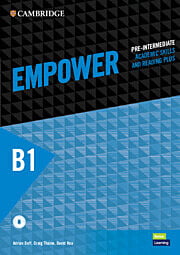 Empower B1(2ed) - Student Book with Digital Pack - Pre-intermediate + Academic Skills and Reading Plus