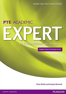 PTE Expert - Pearson Test of English Academic B1 Coursebook - with MyEnglishLab