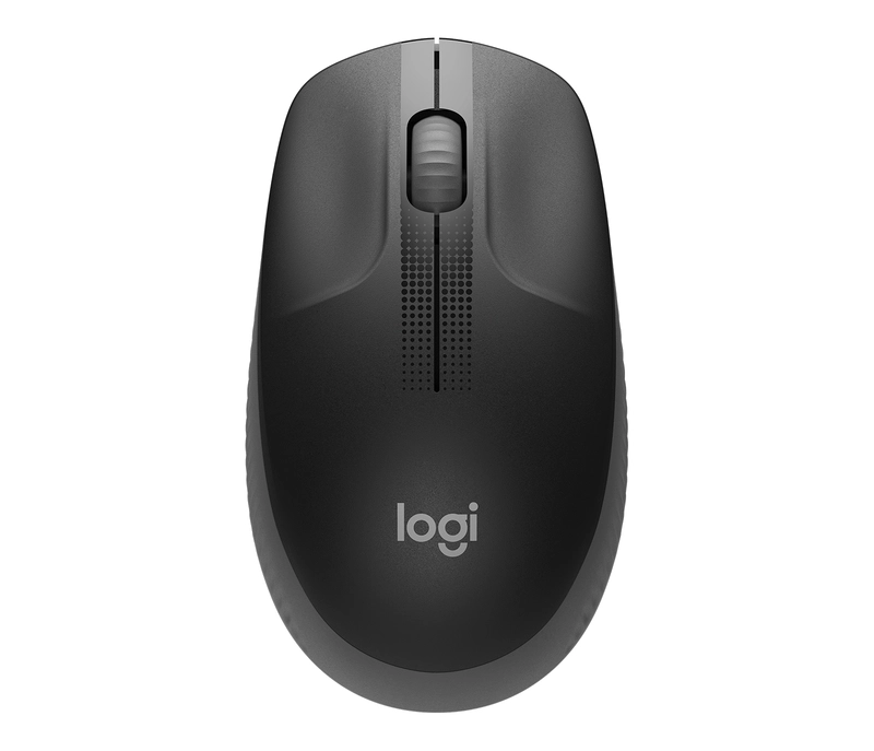 Logitech M190 Full-Size Wireless Mouse - Charcoal