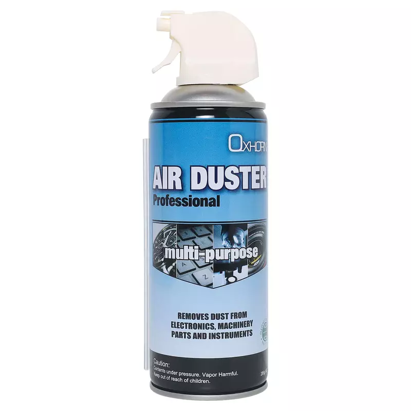 8Ware Air Duster Compressed Can Spray Safety High Pressure Dust Remove to Clean Keyboard Mainboard Video Card PC Laptop Camera Mobile Car 400ml 285g