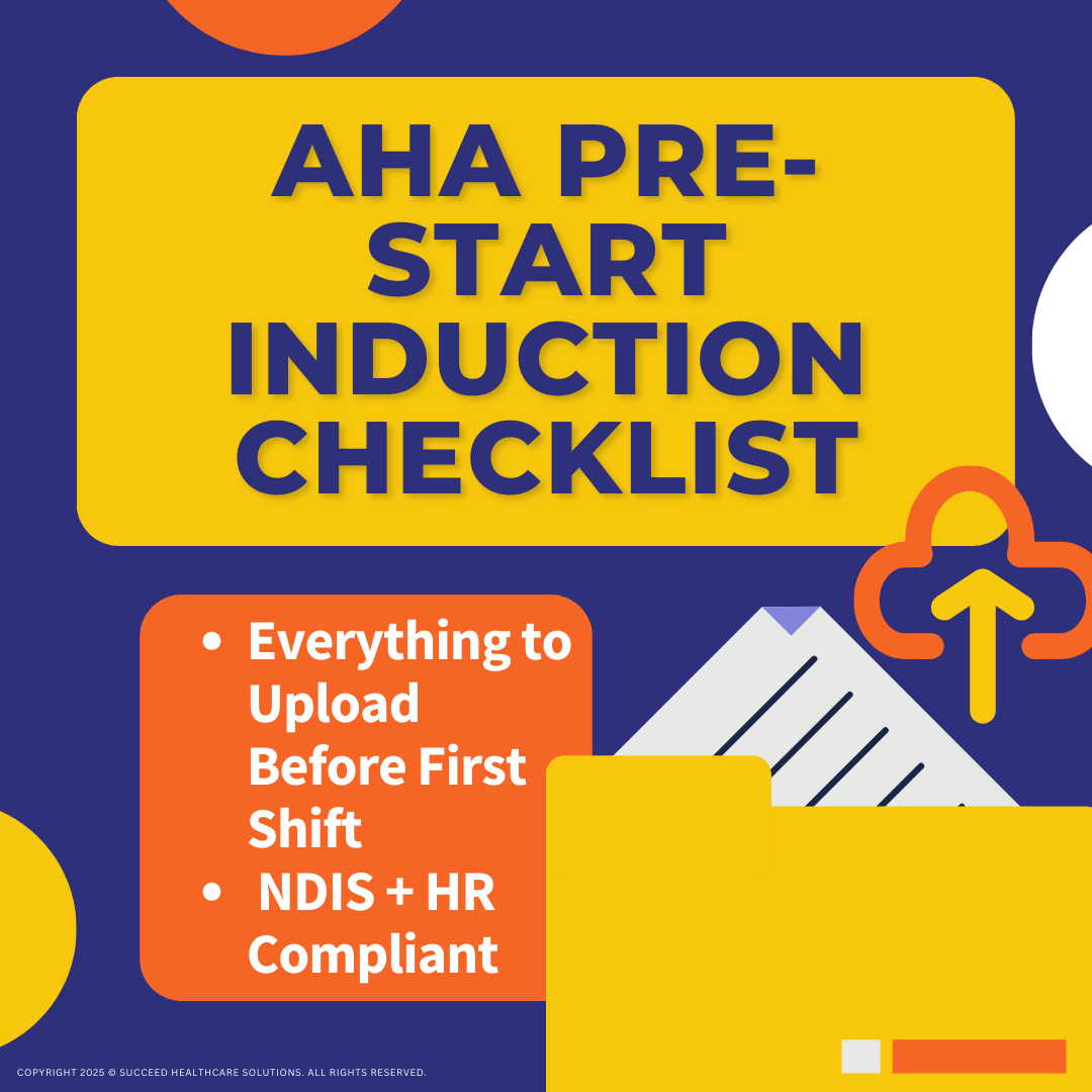 AHA Pre-Start Induction Checklist
