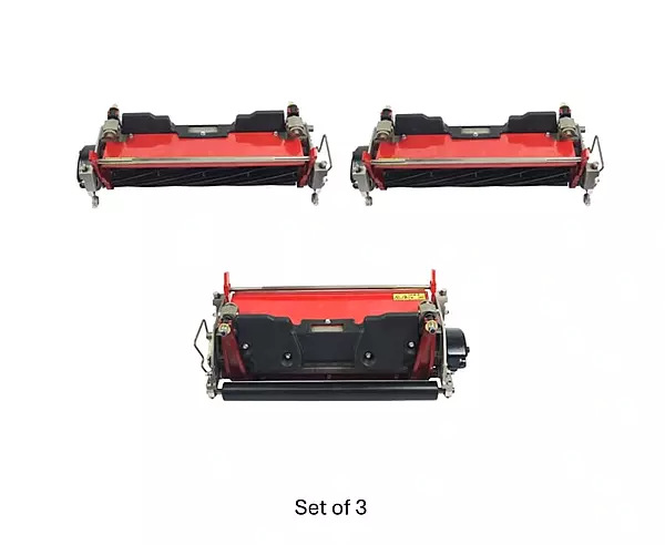 COURSER- 14 Blade DPA Reel Mower Cutting Unit, Triflex 3300,3320,3400,3420- Set of 3
