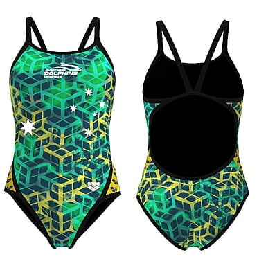 W AUS TRAINING SUITS  [GREEN - GOLD]