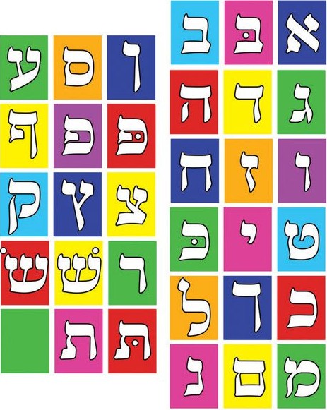 Aleph Bet Stickets