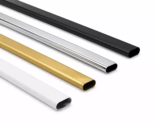 Oval Hanging Rail 3M - Aluminium