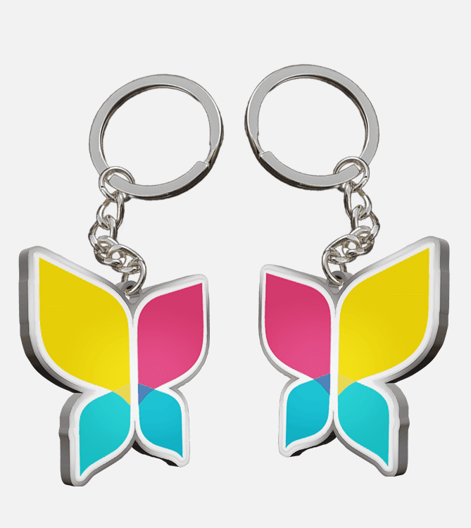 Butterfly Keyring