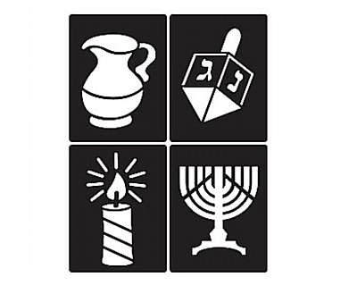 Chanukah Stencil Pack (4 Pack)