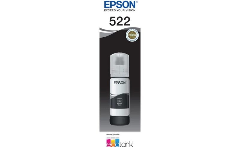 Epson T522 Black EcoTank Bottle