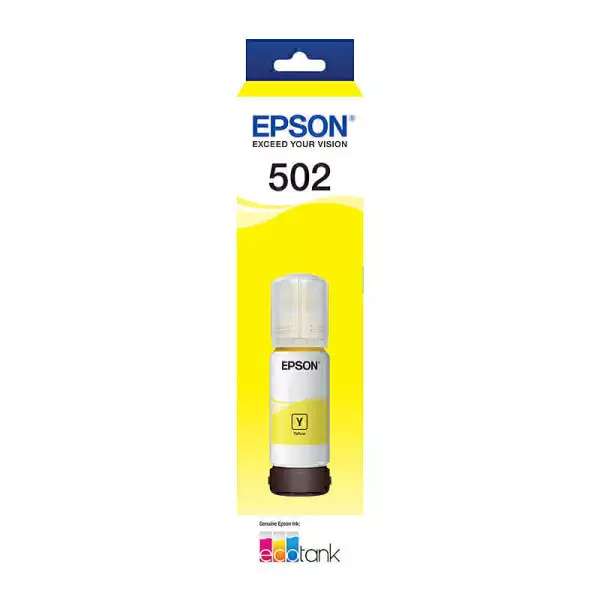 Epson T502 Yellow EcoTank Ink Cartridge