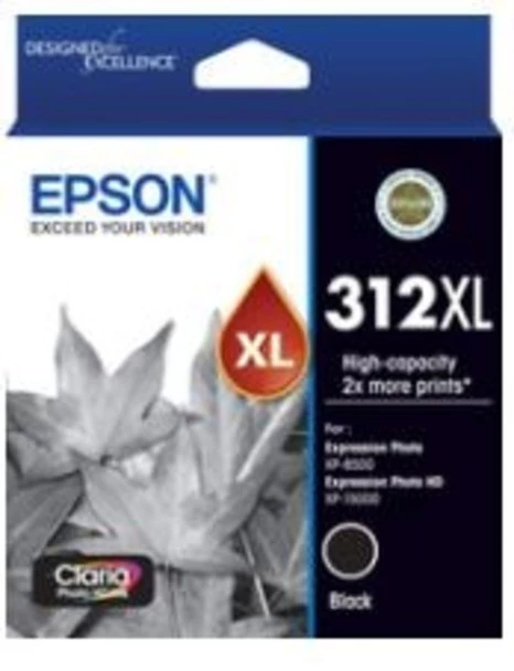 Epson 312 HY Black Ink Cart