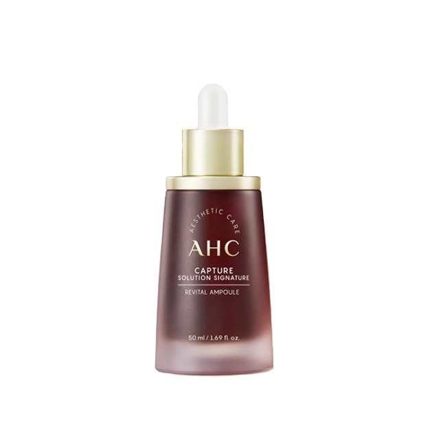 AHC Capture Prime Revital Ampoule bottle with dropper for anti-aging care