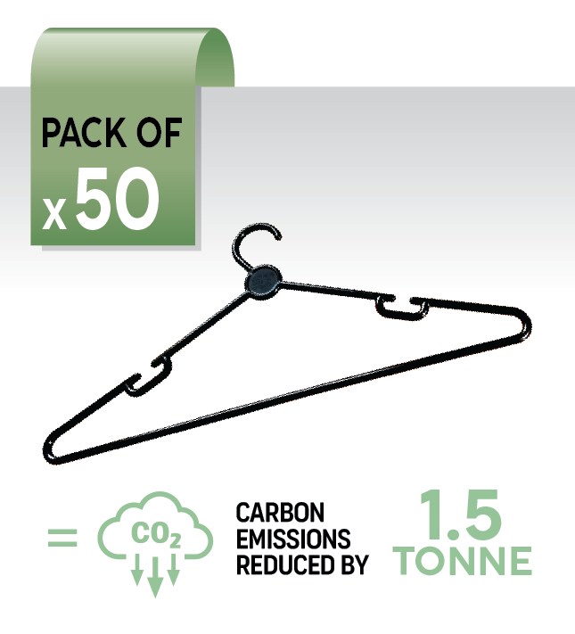 Fifty hangers - offset 1500kg carbon emissions