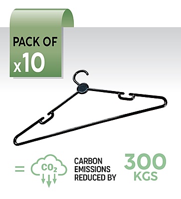 Copy of 10 hangers - offset 300kg carbon emissions Copy of 10 hangers - offset 300kg carbon emissions