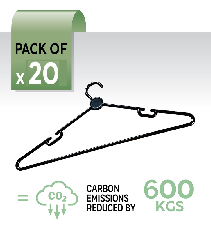 Twenty hangers - offset 600kg carbon emissions