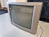 Vintage 25" CRT TV Silver Vintage 25" CRT TV Silver