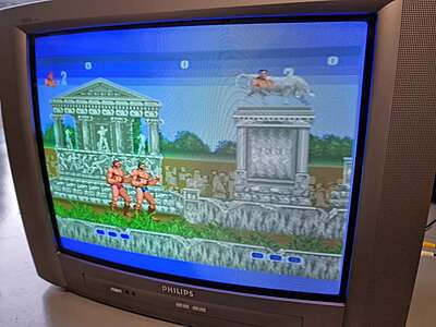 Vintage 25" CRT TV Silver