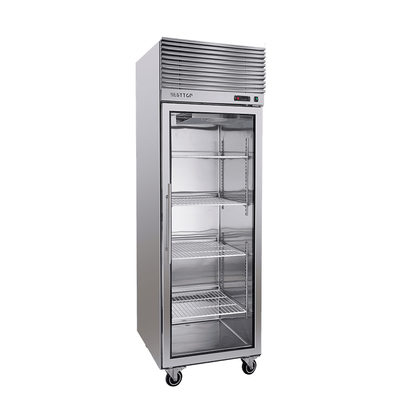 Single Glass Door Upright Fridge/CRT24-1SG
