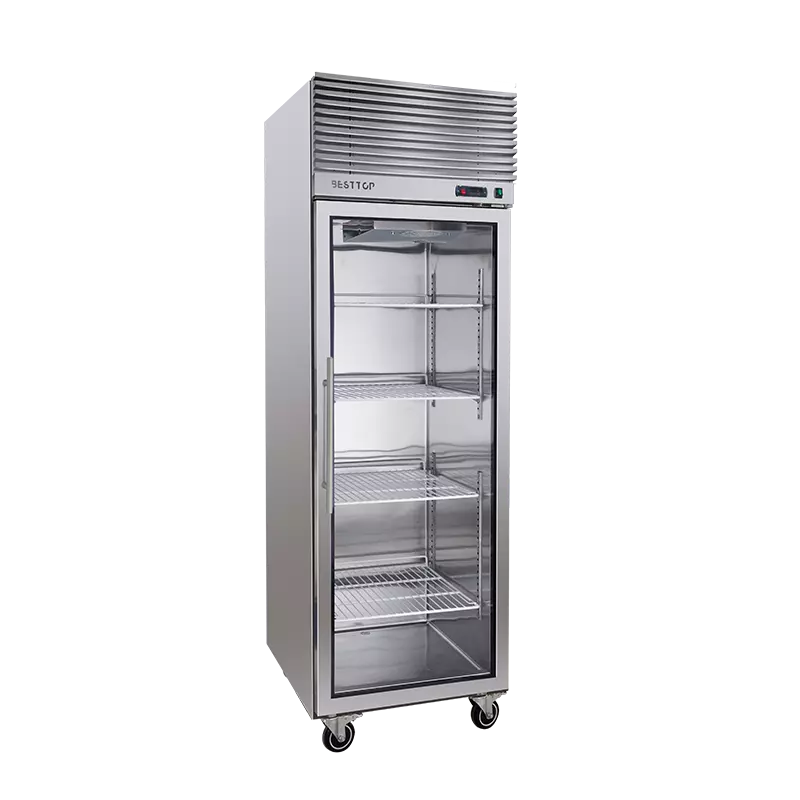 Single Glass Door Upright Fridge/CRT24-1SG